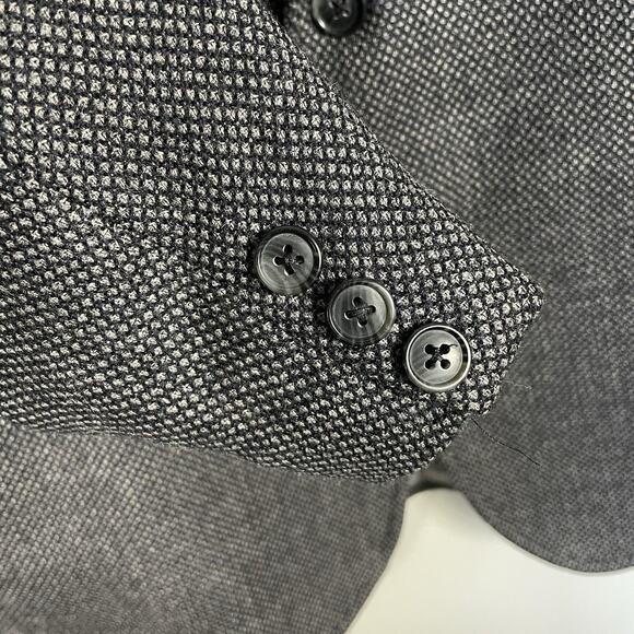 Pendleton Tweed Blazer Sport Coat Men 44S Navy Wool Birds Eye Classic Preppy - Picture 8 of 13